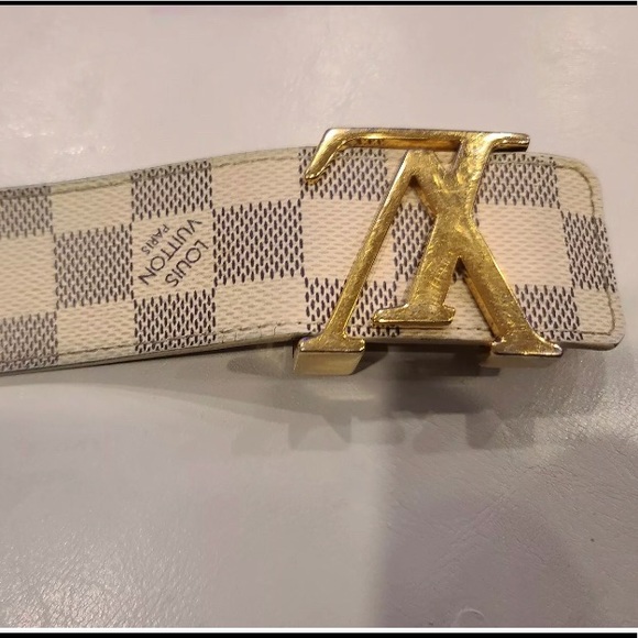 AuthLOUIS VUITTON Damier Azur Initiales 40MM Belt - Picture 8 of 8
